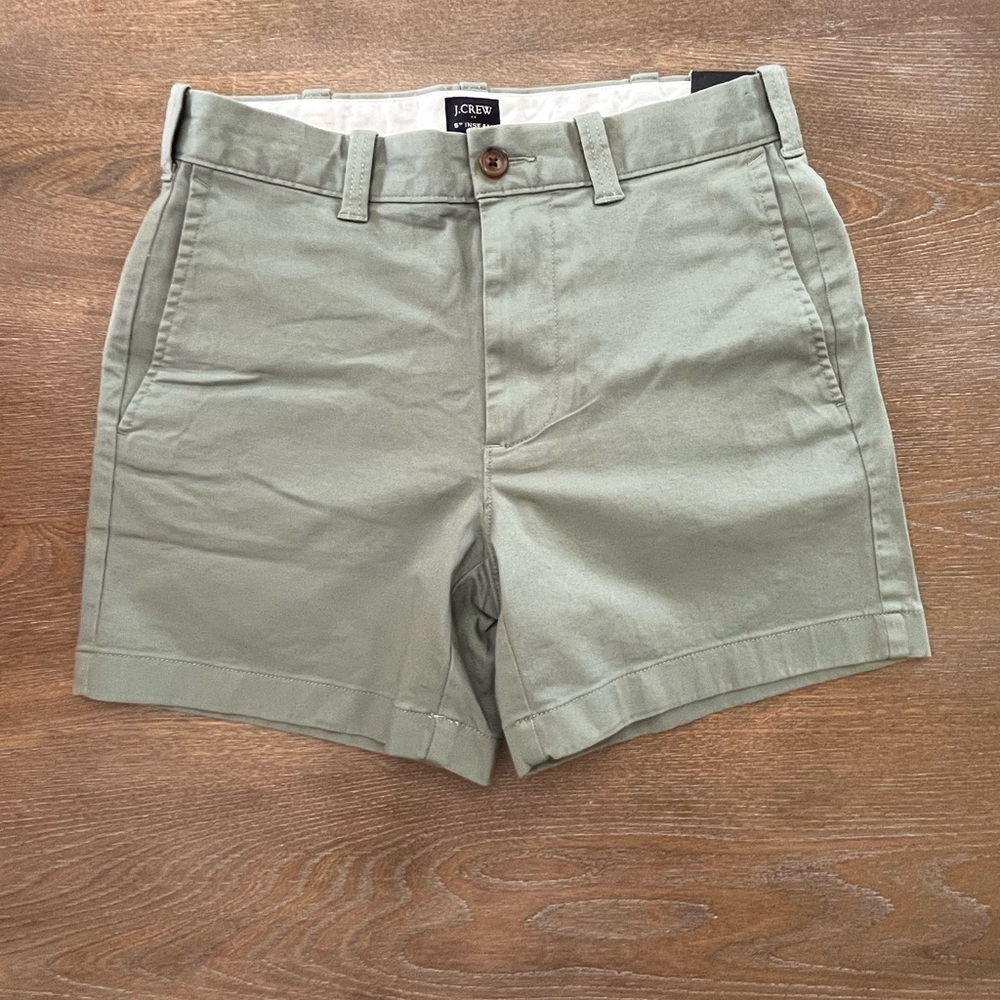 J. Crew Men's Green Shorts size 28 - Picture 1 of 4